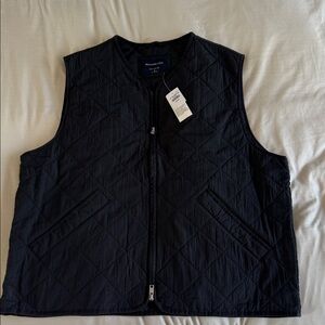 Abercrombie & Fitch Quilted Black Vest
